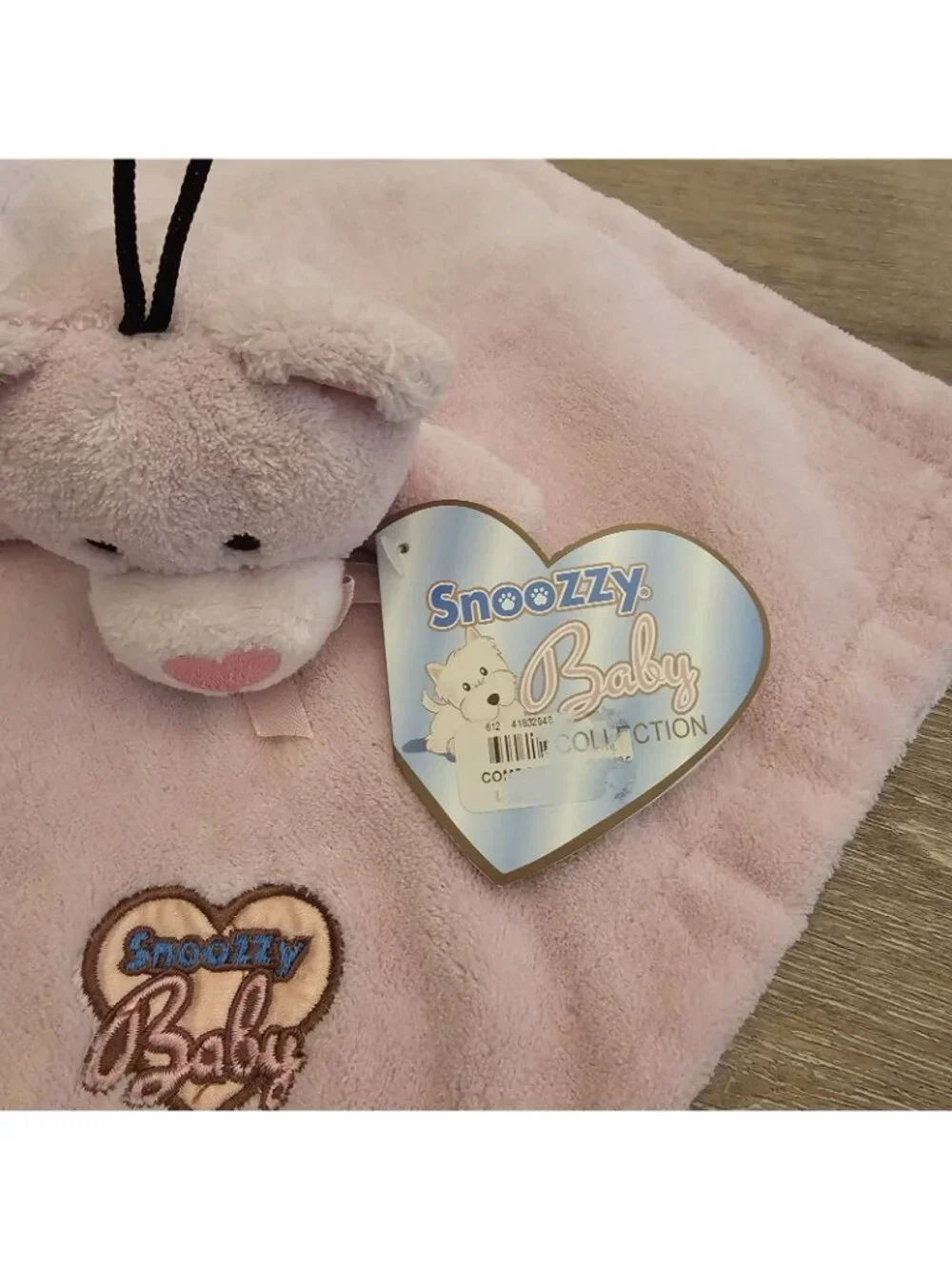 Precision Snoozzy Pet Puppy Dog Pink Buddy Lovey Blanket Soothing NEW Doggie